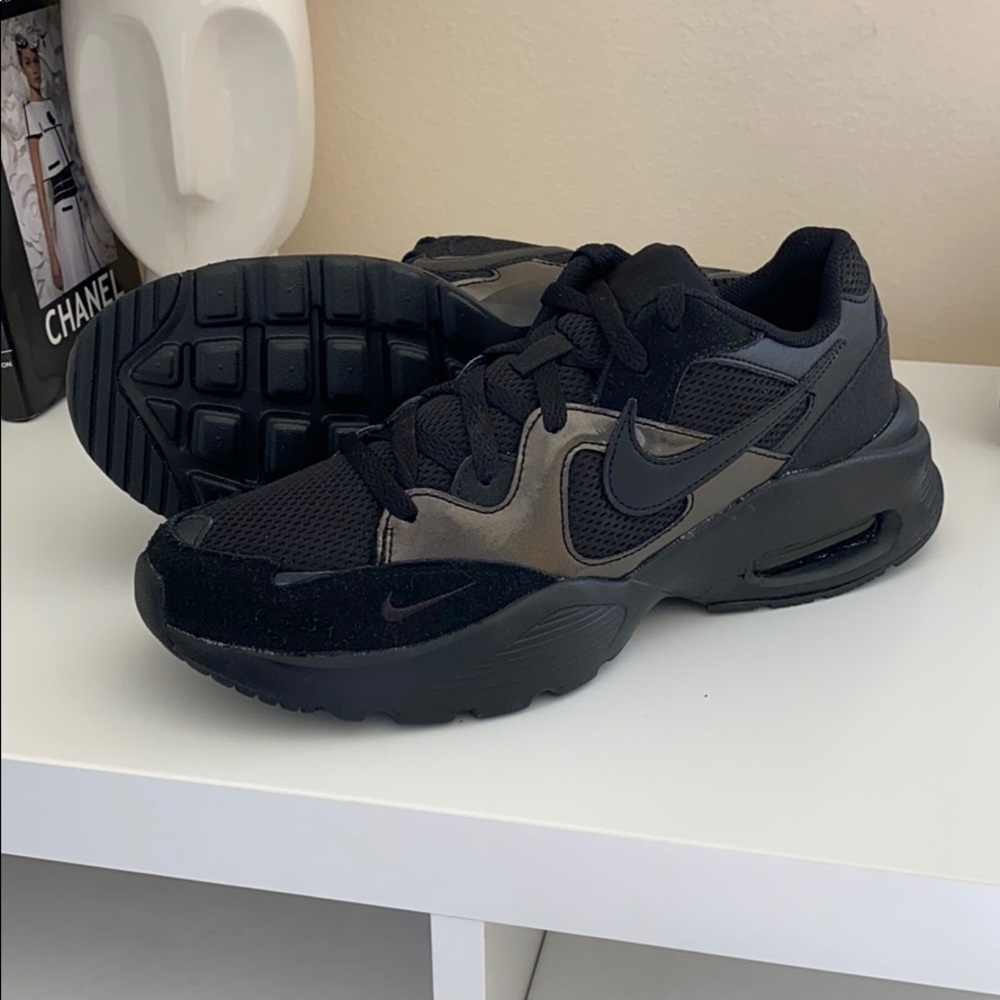 New Nike Air Max Fusion triple black shoes - Picture 7 of 8